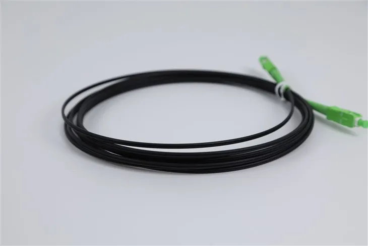 2 Meter SC APC TO SC APC Singlemode Simplex Patch Cord black factory